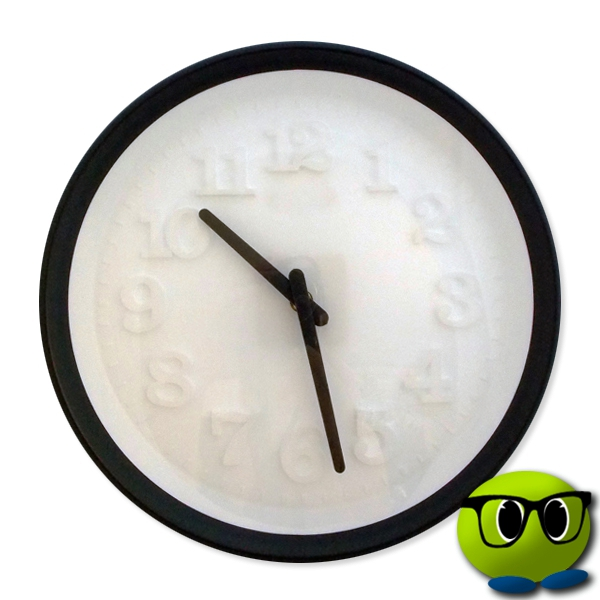 Horloge Design Fond Blanc - Mrbulle 6 Horloge Design Fond Blanc - Mrbulle – Image 4