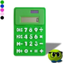 Calculatrice En Plastique à La Couleur Verte - Mrbulle