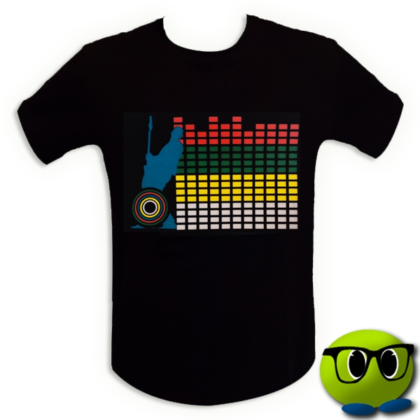 T-shirt Interactif LED - Mrbulle 3 T-shirt Interactif LED - Mrbulle