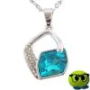 Collier Argent Avec Chaîne Pierre Turquoise - Mrbulle -Magasin De Décoration 4985 photo