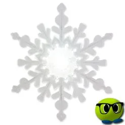 Flocon De Neige Lumineux Pour Une Décoration Exceptionnelle - Mrbulle