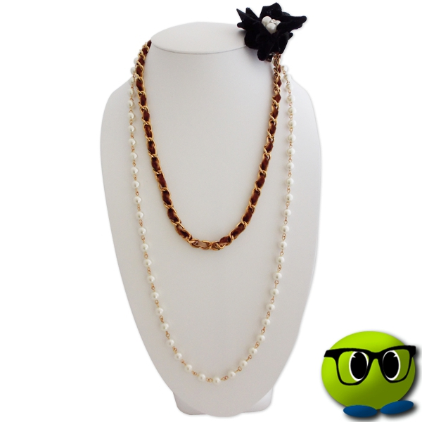 Sautoir Perles Et Fleur à Offrir Comme Cadeau - Mrbulle 3 Sautoir Perles Et Fleur à Offrir Comme Cadeau - Mrbulle