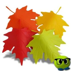 Bloc-porte Insolite En Forme De Feuille D'automne - Mrbulle -Magasin De Décoration 5622 photo