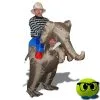 Costume Amusant D'aventurier à Dos D'éléphant - Mrbulle -Magasin De Décoration 5746 photo