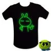 T-shirt Phosphorescent Insolite Ayant L'aspect D'un Lapin - Mrbulle -Magasin De Décoration 5802 photo