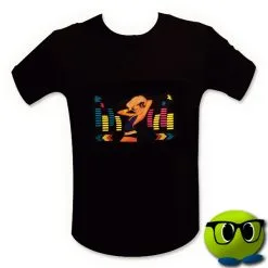 T-shirt Exceptionnelle De Femme DJ Blonde LED - Mrbulle
