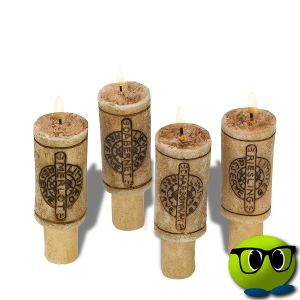 Bouchons De Vin-bougies - Mrbulle 4 Bouchons De Vin-bougies - Mrbulle – Image 2