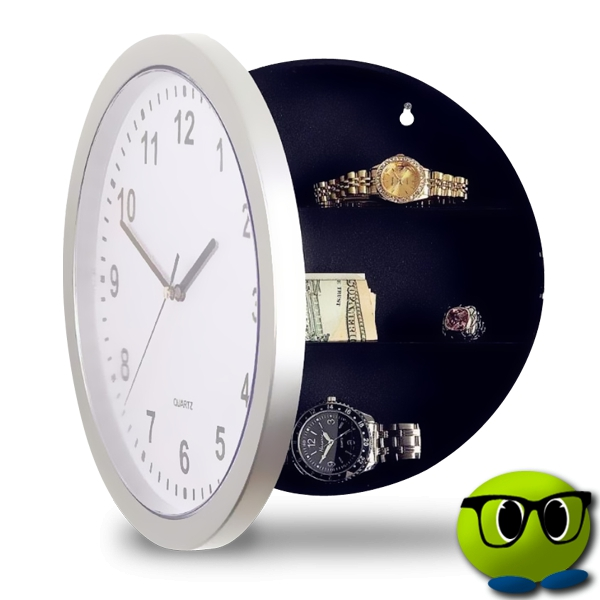 Montre Murale Avec Coffre-fort Intégré - Mrbulle 3 Montre Murale Avec Coffre-fort Intégré - Mrbulle