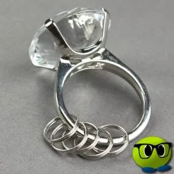 Porte-clés Bague à Gros Diamants - Mrbulle -Magasin De Décoration 6384 photo