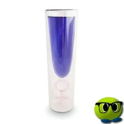 Verre Double Paroi Symbole Femelle - Mrbulle