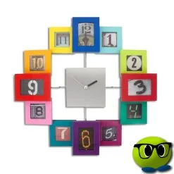 Horloge Murale Avec Cadre Photos Sur Les Chiffres - Mrbulle