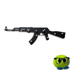 Porte-manteau En Forme D'arme AK47 - Mrbulle -Magasin De Décoration 6573 photo