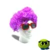 Perruque De Déguisement En Forme D'afro En Cheveux Violets - Mrbulle -Magasin De Décoration 6624 photo