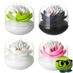 Rangement Pour Coton-tige En Forme De Fleur De Lotus - Mrbulle -Magasin De Décoration 6655 photo