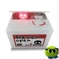 Tirelire Avec Figurine En Forme De Squelette Pour Ranger Pièces - Mrbulle -Magasin De Décoration 6682 photo