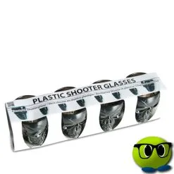 Shooters En Forme De Tête De Mort Noir - Mrbulle -Magasin De Décoration 6710 photo