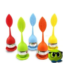 Infuseur à Thé Feuille Avec Support - Mrbulle