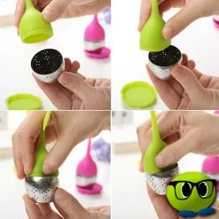 Infuseur à Thé Feuille Avec Support - Mrbulle -Magasin De Décoration 6731 photo