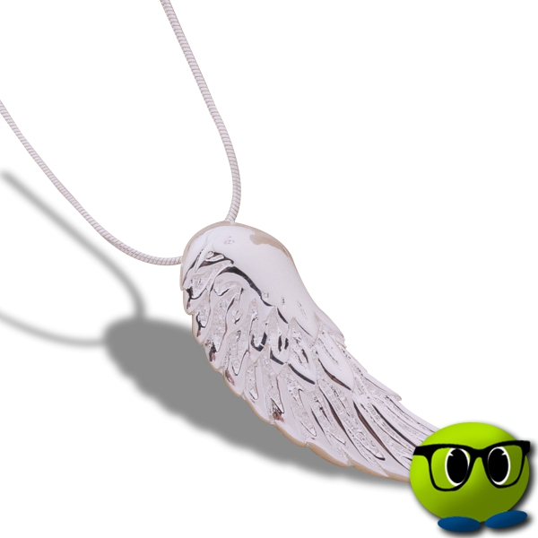 Collier Pendentif Argenté Aile D'ange - Mrbulle 3 Collier Pendentif Argenté Aile D'ange - Mrbulle