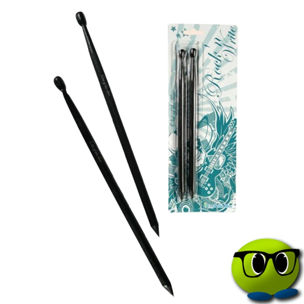 Lot De 2 Crayons En Bois Baguettes De Batterie - Mrbulle 3 Lot De 2 Crayons En Bois Baguettes De Batterie - Mrbulle