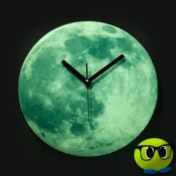 Horloge Lune Brillant Dans La Nuit - Mrbulle