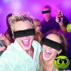 Lunettes Barre Noire En Plastique - Mrbulle