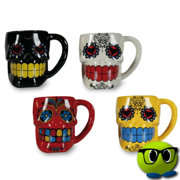 Mug Tête De Mort Mexicaine - Mrbulle 4 Mug Tête De Mort Mexicaine - Mrbulle – Image 2