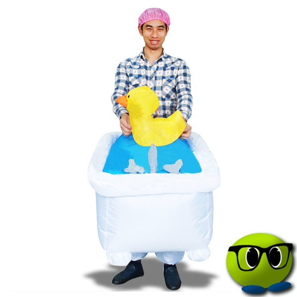 Costume Gonflable Homme Dans Sa Baignoire - Mrbulle 3 Costume Gonflable Homme Dans Sa Baignoire - Mrbulle