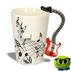 Tasse Anse Guitare électrique Rouge - Mrbulle
