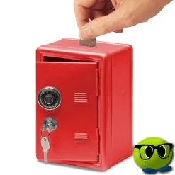 Tirelire Petit Coffre-fort Metal Vault - Mrbulle