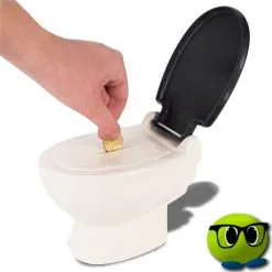 Magasin De Décoration 12 Tirelire En Forme De Toilettes En Céramique - Mrbulle