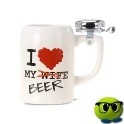 Chope De Bière I Love Beer Avec Sonnette - Mrbulle 6 Chope De Bière I Love Beer Avec Sonnette - Mrbulle -Magasin De Décoration 7067 photo