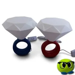 Lampe Veilleuse LED En Forme De Bague En Diamant - Mrbulle -Magasin De Décoration 7235 photo