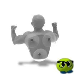 Porte-manteau Homme Musclé - Mrbulle -Magasin De Décoration 7260 photo