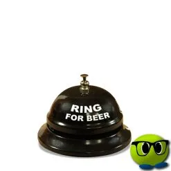 Sonnette Noire Ring For Beer - Mrbulle -Magasin De Décoration 7431 photo