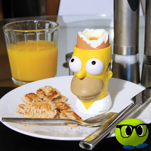 Kit Coquetier Tête Homer Simpson - Mrbulle 3 Kit Coquetier Tête Homer Simpson - Mrbulle