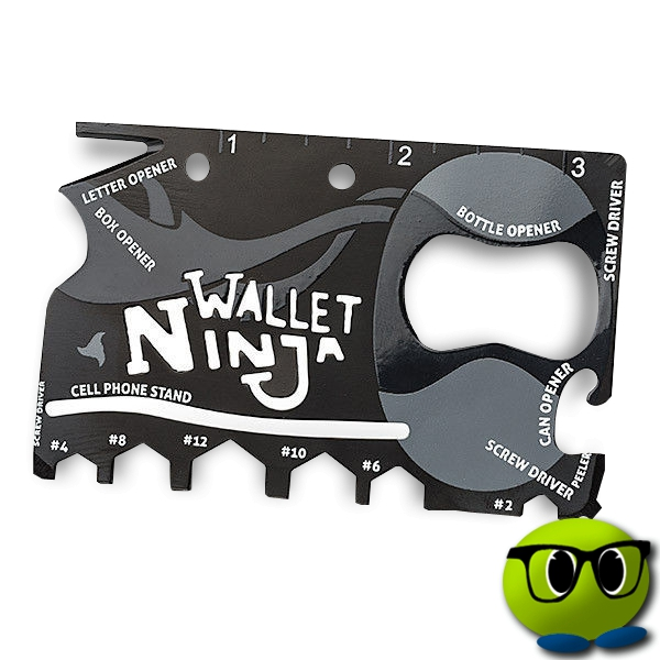 Carte Ninja Multi-outils Pour Portefeuille - Mrbulle 3 Carte Ninja Multi-outils Pour Portefeuille - Mrbulle