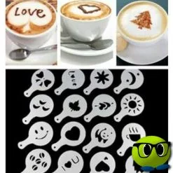 Pochoirs En 16 Exemplaires Forme Tasse De Café Fumant - Mrbulle 7 Pochoirs En 16 Exemplaires Forme Tasse De Café Fumant - Mrbulle -Magasin De Décoration 7906 photo