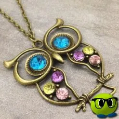 Collier Ravissant à Pendentif Hibou - Mrbulle -Magasin De Décoration 7955 photo