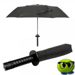 Parapluie Noir épée De Samurai Tanto - Mrbulle -Magasin De Décoration 7957 photo