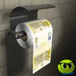 Rouleau De Papier Toilettes Billet 200 Euros - Mrbulle 5 Rouleau De Papier Toilettes Billet 200 Euros - Mrbulle -Magasin De Décoration 7965 photo