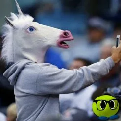 Masque Licorne Blanc - Mrbulle -Magasin De Décoration 7977 photo