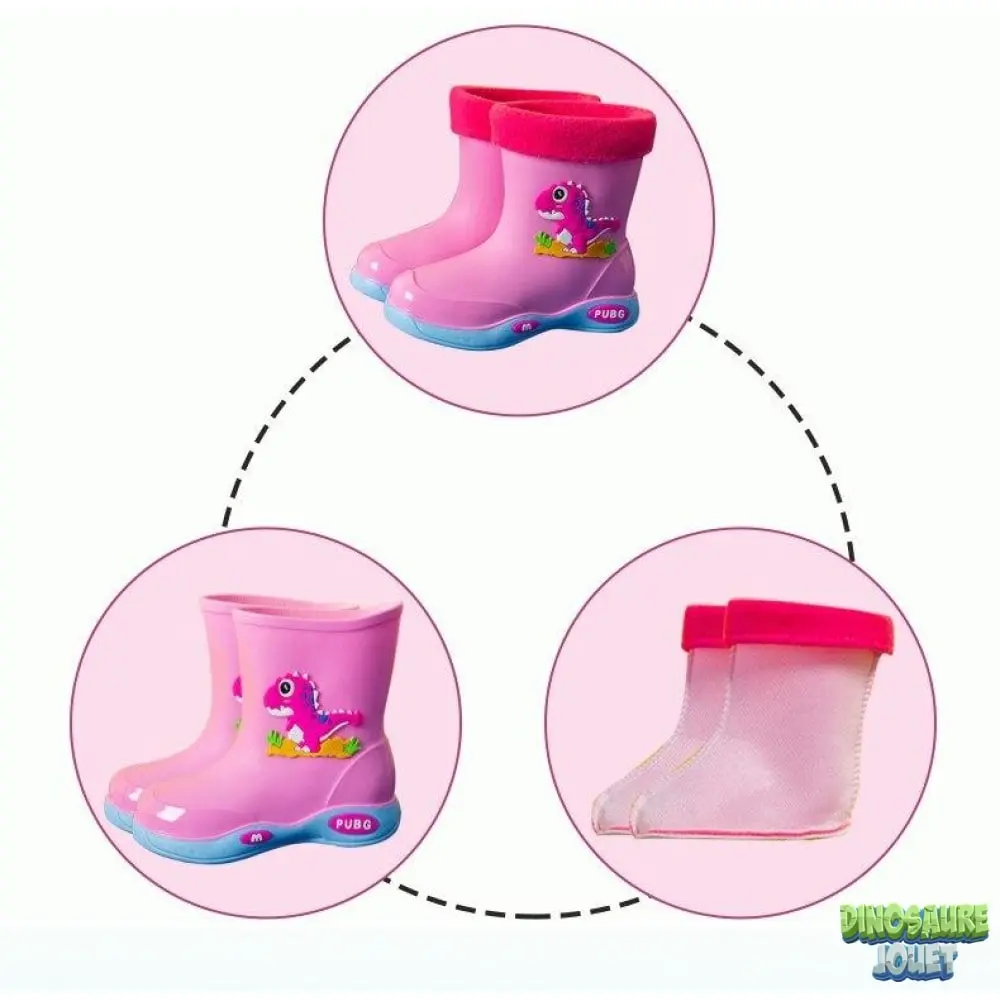 Dinosaure Jouet Botte De Pluie Avec Chausson Amovible Dinosaure 8 Dinosaure Jouet Botte De Pluie Avec Chausson Amovible Dinosaure – Image 6