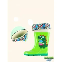 Dinosaure Jouet Bottes De Pluie Avec Chaussette Amovible Dinosaure -Magasin De Décoration bottes de pluie avec chaussette amovible dinosaure dinosaure jouet 228