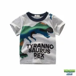 Dinosaure Jouet Tee Shirt Gris Clair