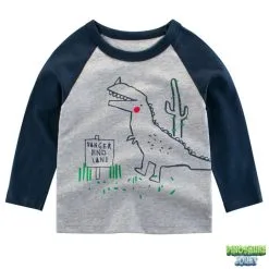 Dinosaure Jouet Tee Shirt Manche Longue Dinosaure
