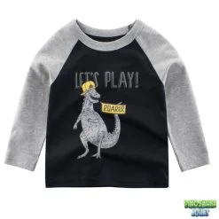 Dinosaure Jouet Tee Shirt Manche Longue Dinosaure Enfant