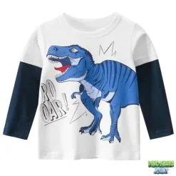 Dinosaure Jouet Tee Shirt Manche Longue Dinosaure T-rex